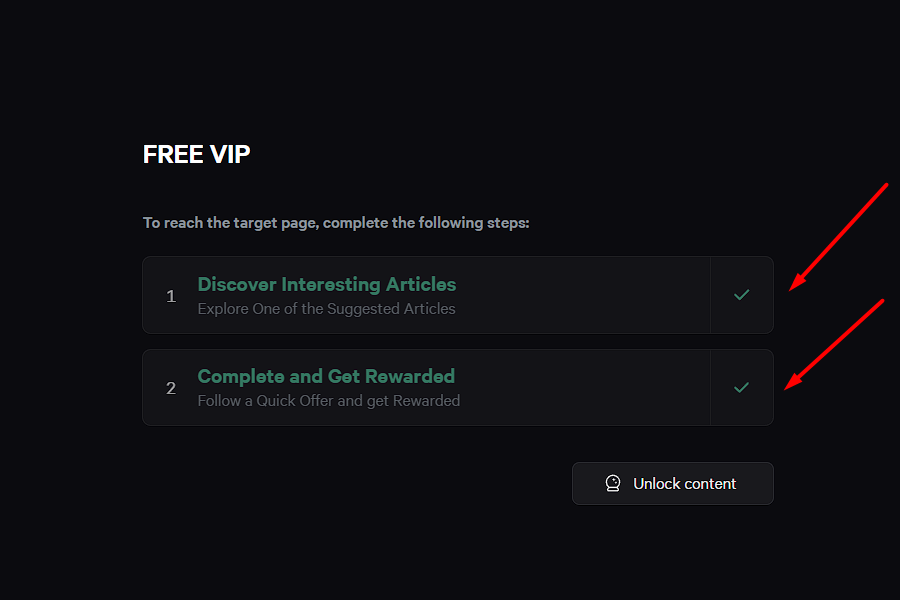 Free VIP Step 3