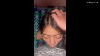 Amateur east indian Blowjob sucks hard