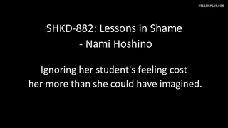 SHKD-882: Lessons in Shame - Nami Hoshino | Ignoring her student's feeling cost her more than she could have imagined. | EroJapanese.com - The Largest Catalog of JAV with English Subtitles