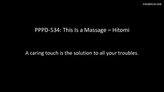 PPPD-534: This Is a Massage - Hitomi - Hitomi | A caring touch is the solution to all your troubles. | EroJapanese.com - The Largest Catalog of JAV with English Subtitles