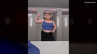 Muscle Mommy Vibes After Benching 115Lbs