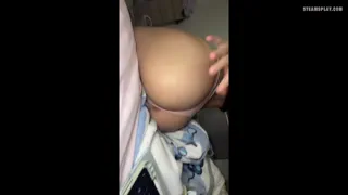 Dick or face behind me