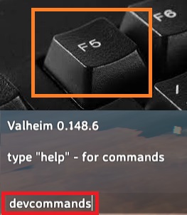 Valheim Open Console Command Updated