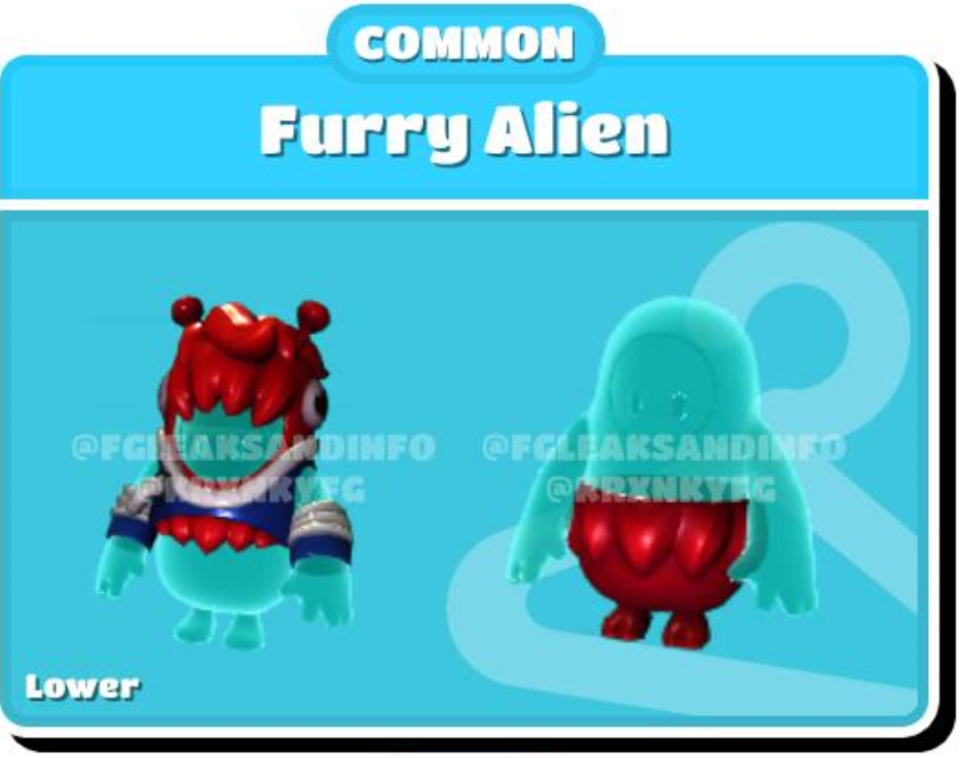 Fall Guys: Ultimate Knockout All new Season 4 skins - Furry Alien