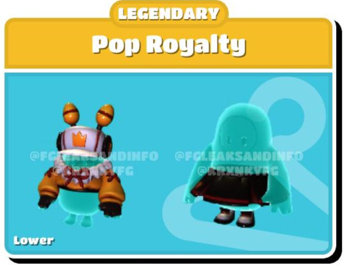 Fall Guys: Ultimate Knockout All new Season 4 skins - Pop Royalty