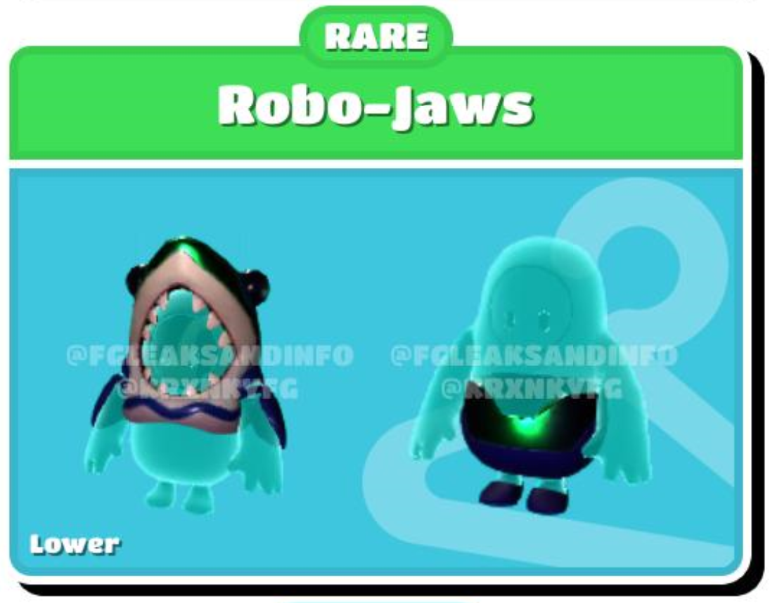 Fall Guys: Ultimate Knockout All new Season 4 skins - Robo-Jaws