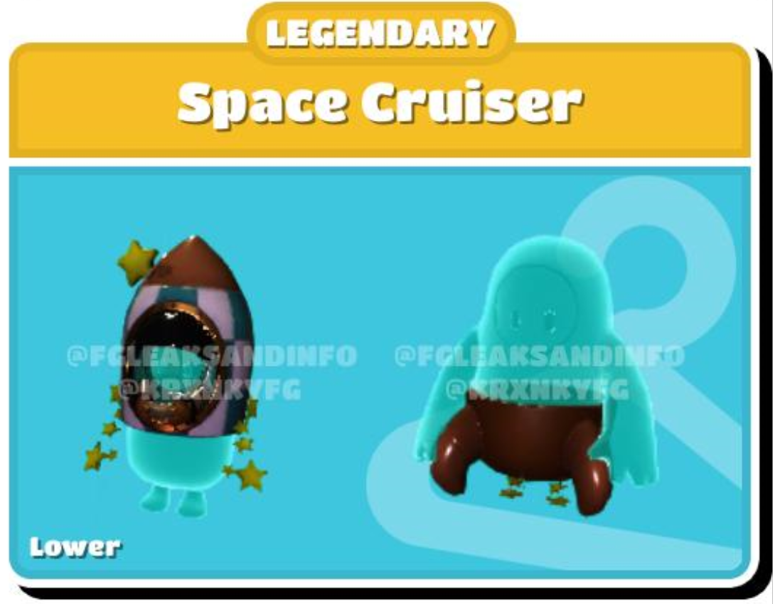 Fall Guys: Ultimate Knockout All new Season 4 skins - Space Cruiser