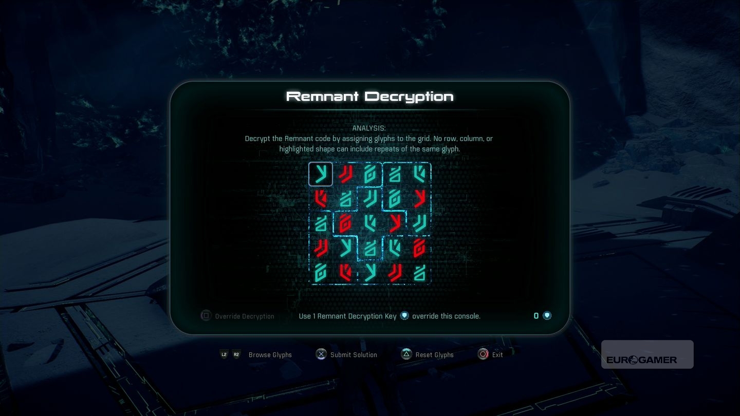 Mass Effect™ Andromeda Deluxe Edition Remnant Decryption Puzzle Solutions All Monolith And