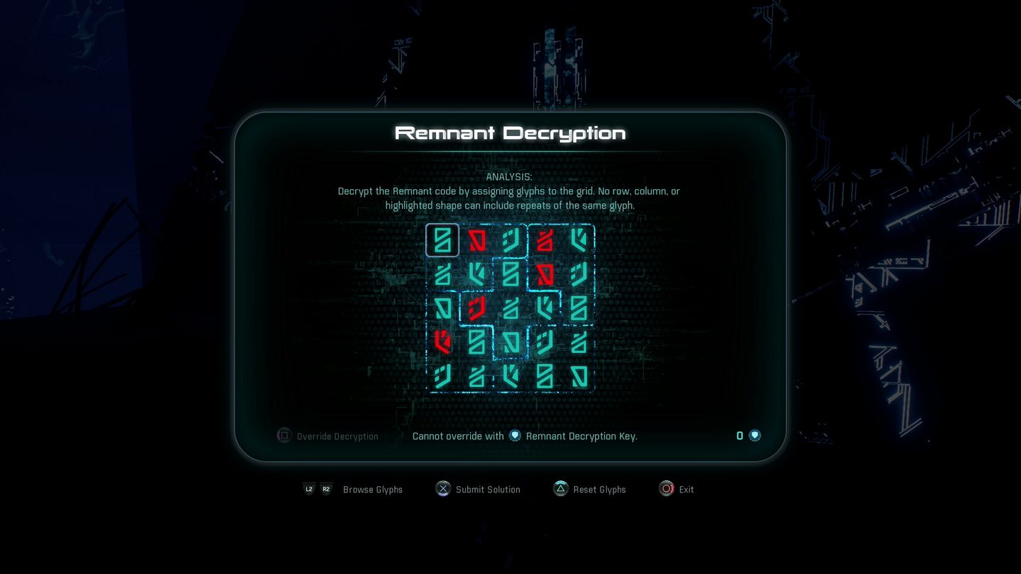 Mass Effect™: Andromeda Deluxe Edition Remnant Decryption puzzle solutions - all Monolith and Vault solutions
