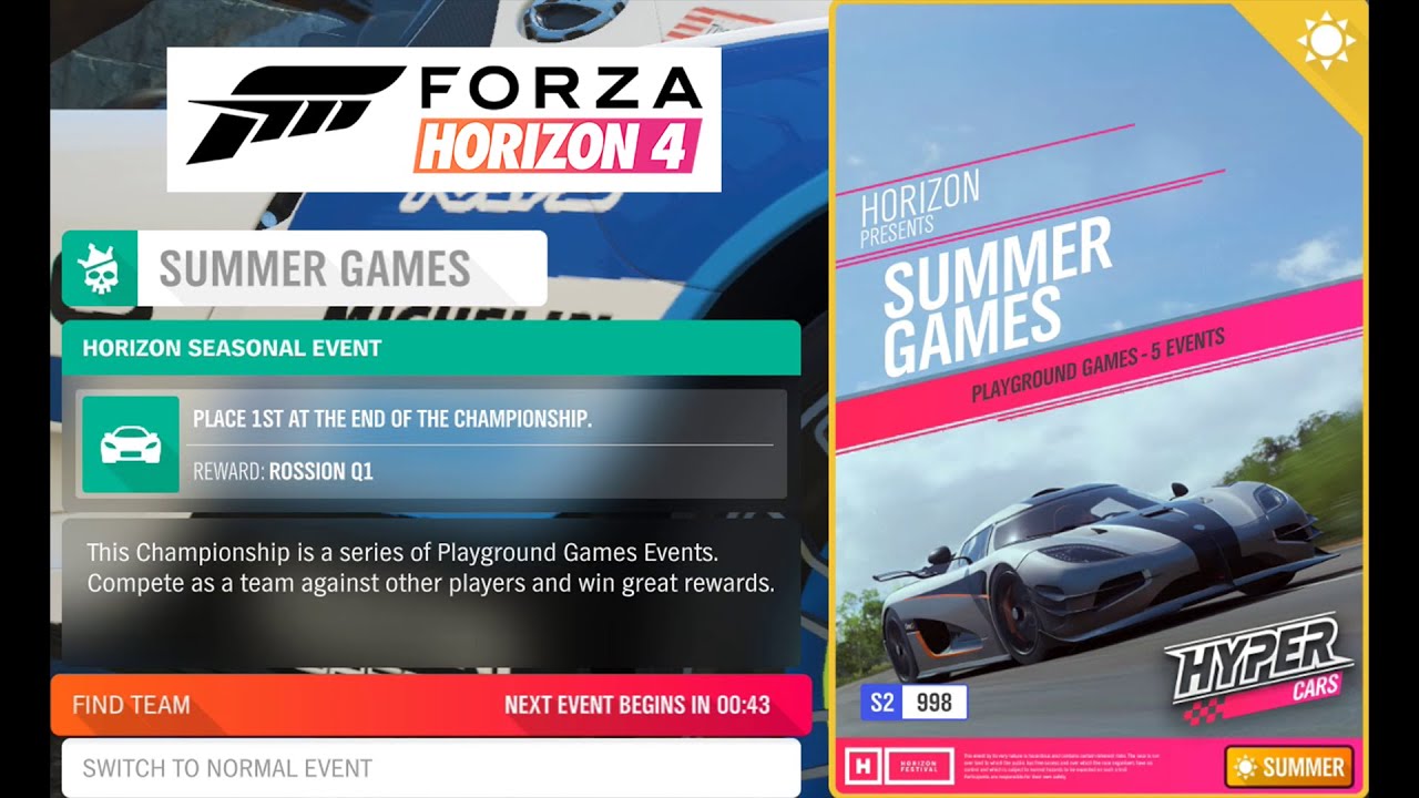 Forza Horizon 4 How to progress SEASONS
