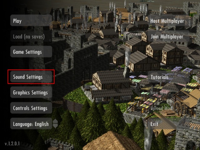 Clans to Kingdoms Sound Settings