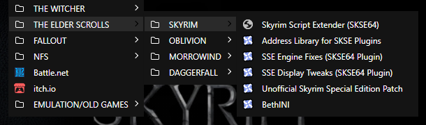 skyrim special edition enable achievements