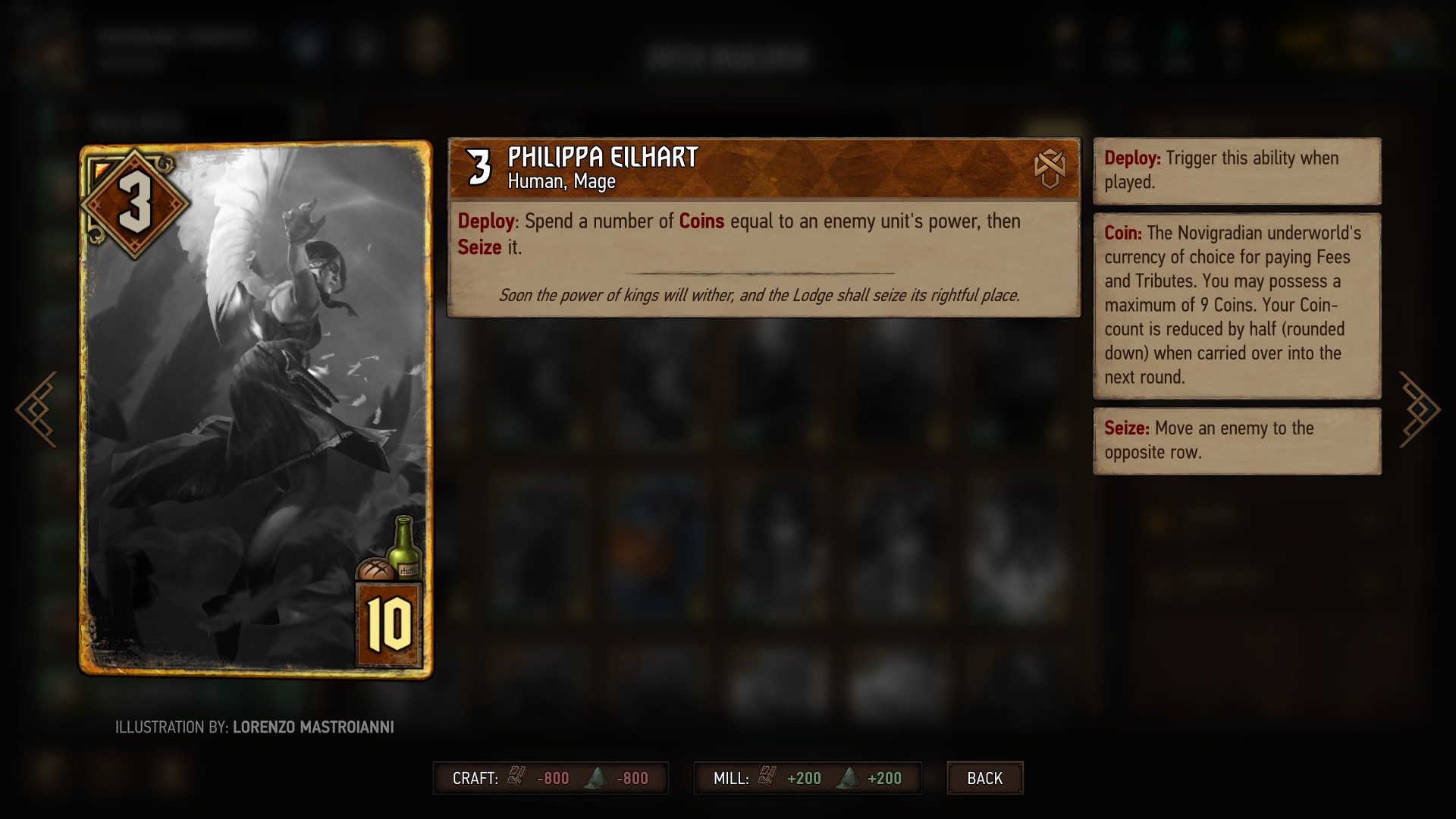 GWENT: The Witcher Card Game Gwent: Top Crafts (8.5)