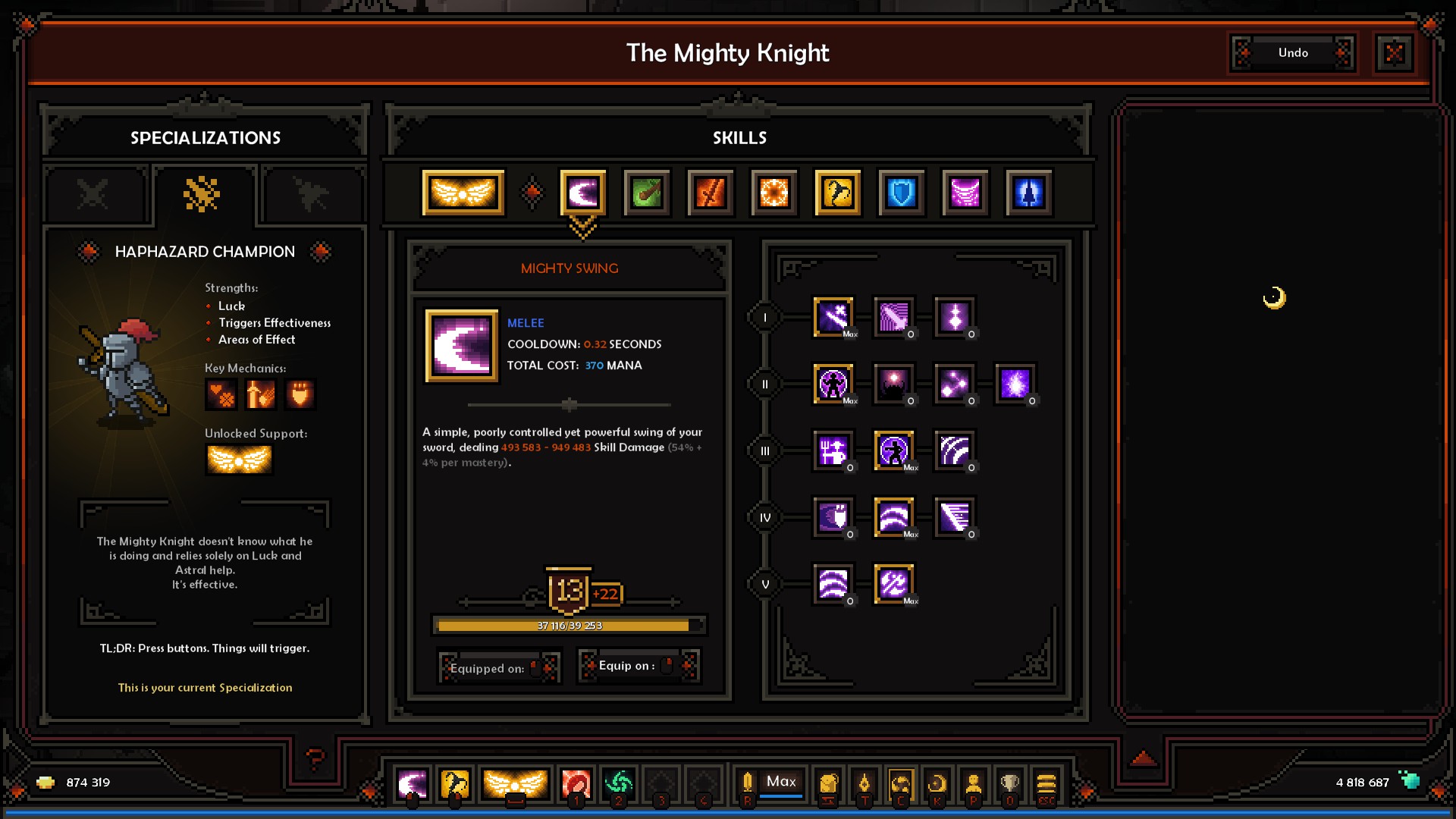 The Slormancer Wrath 10 Floor 50 easy Mighty Knight!