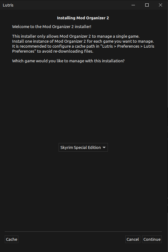skyrim special edition mod configuration menu