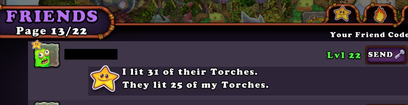 My Singing Monsters Wishing Torches: how to be a good torch buddy and help your buddies help you