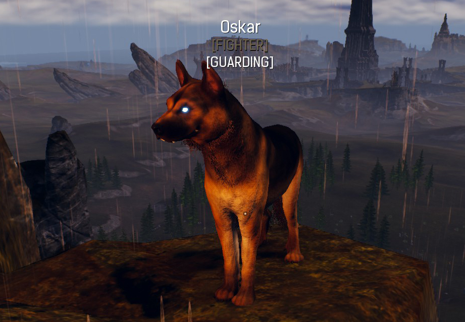 Conan Exiles Named Feral Dogs -- Detailed Description - - Oskar ( Variant E | Brown fur )