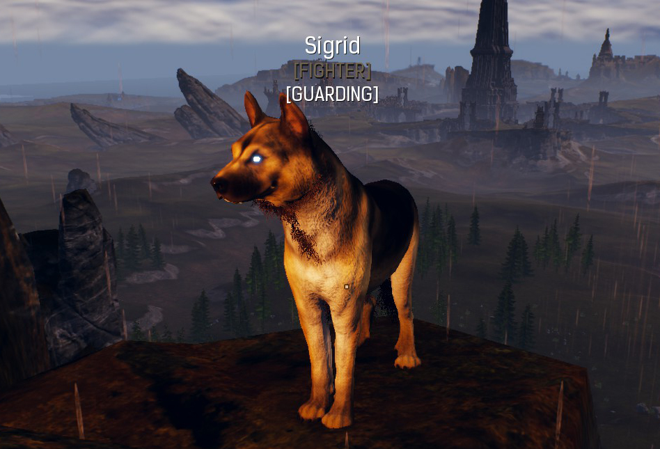 Conan Exiles Named Feral Dogs -- Detailed Description - - Sigrid ( Variant F | Light brown fur )