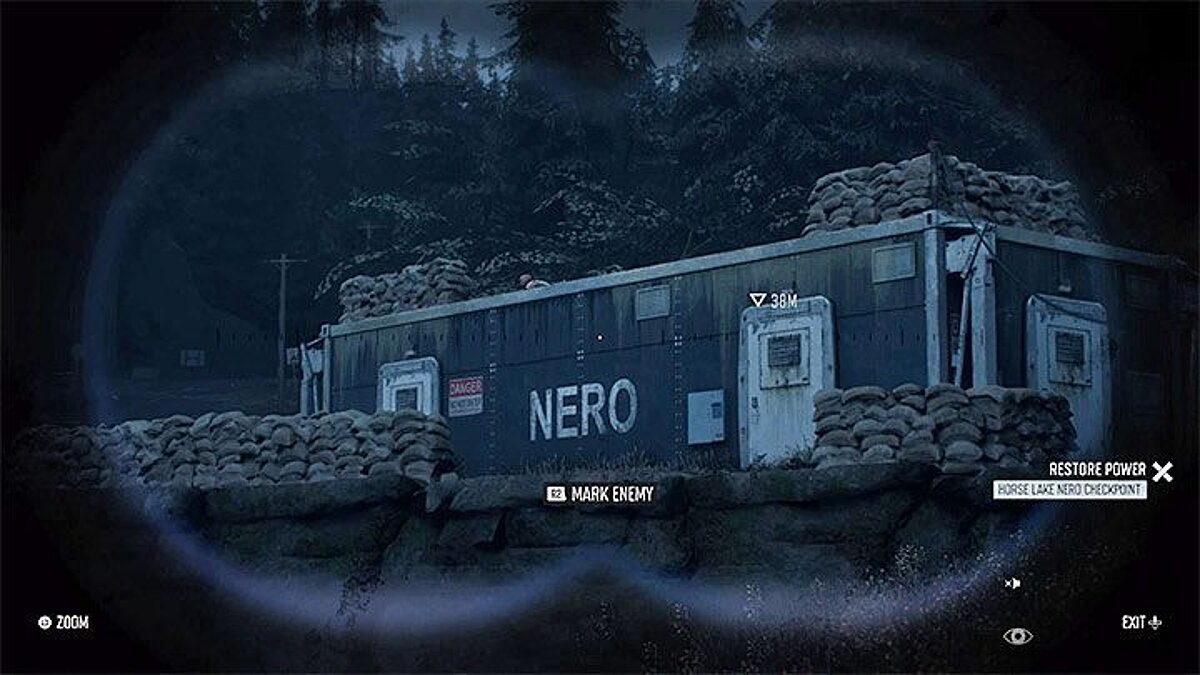 Days Gone How to get inside the checkpoint Nero (NERO) - Beginning