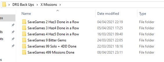 Deep Rock Galactic Save Files for Promotions & X Missions