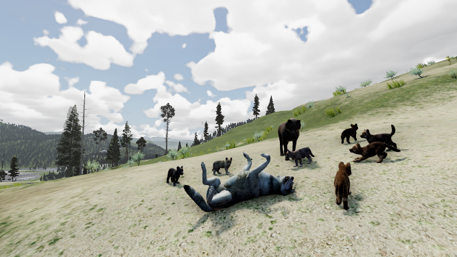 WolfQuest: Anniversary Edition Playstyles for Slough Creek