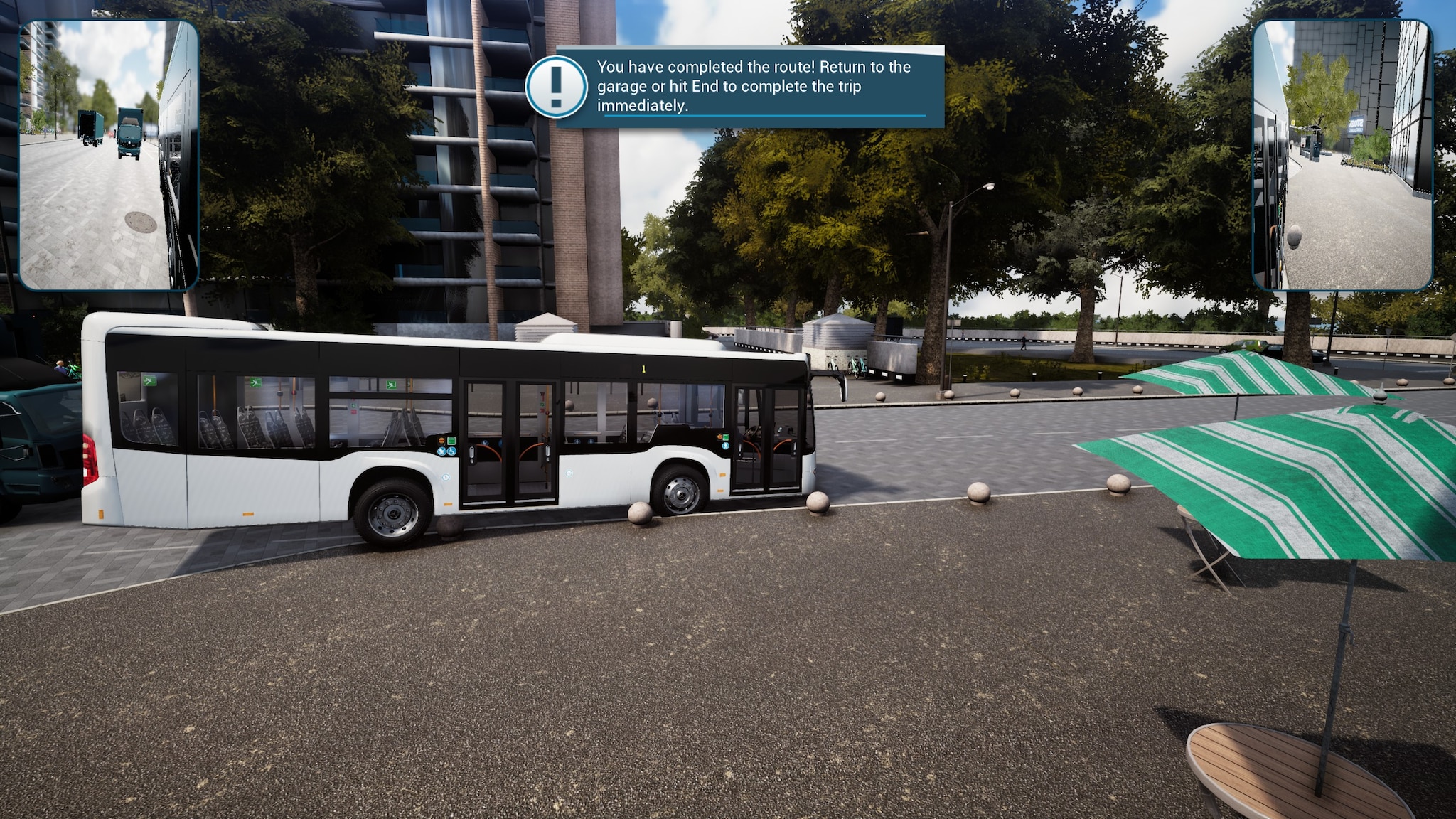 bus simulator 18 round trip routs