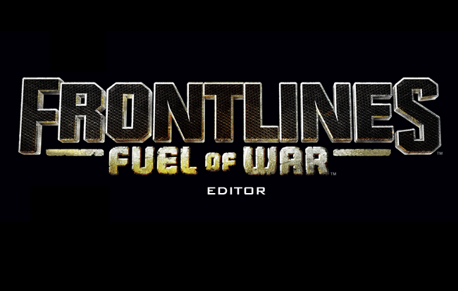 Frontlines: Fuel of War Accessing FFoW's Editor