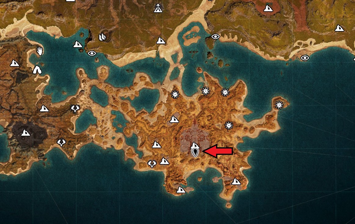 Conan Exiles The Outsider Achievement (Isle of Siptah) - Location