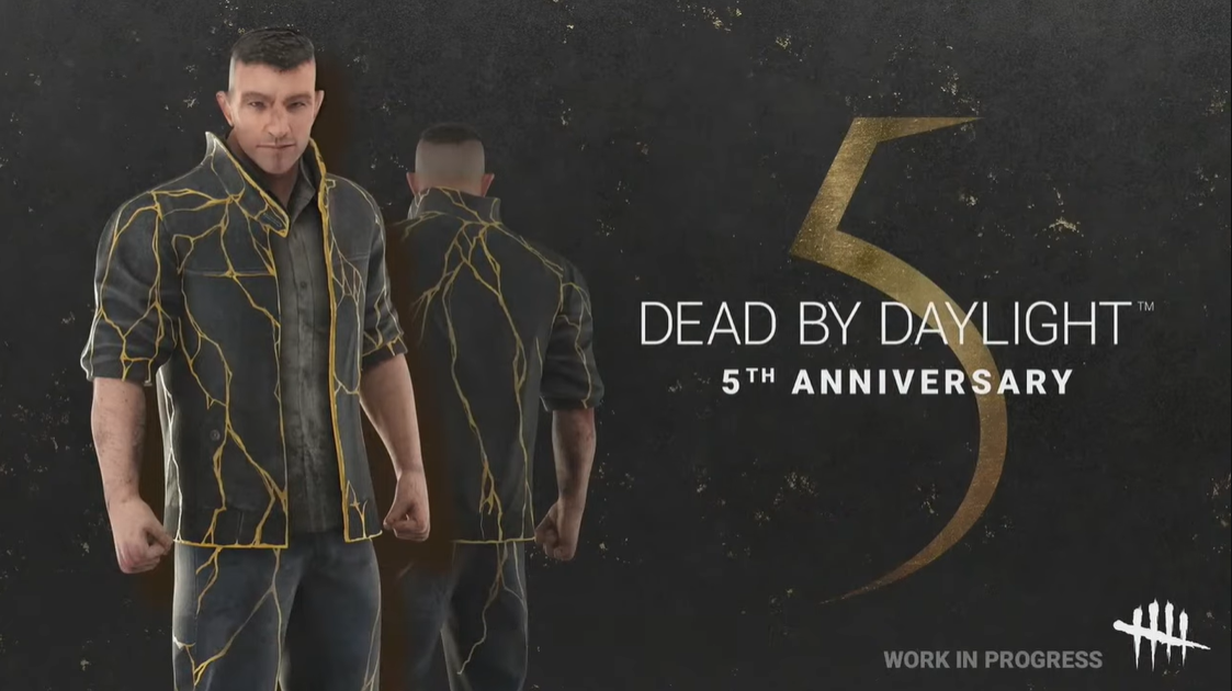 Dead by Daylight The 5th Anniversary Limited Skins (Starts JULY) - Anniversary Themed Outfit for David King.