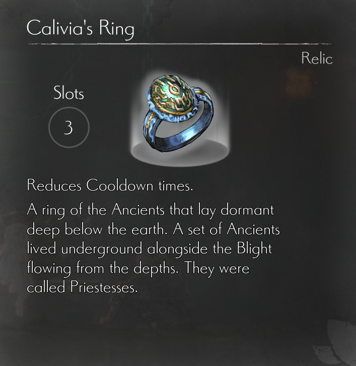 ENDER LILIES All Relics in ENDER LILIES - Calivia's Ring