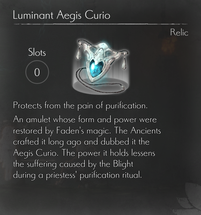 ENDER LILIES All Relics in ENDER LILIES - Luminant Aegis Curio