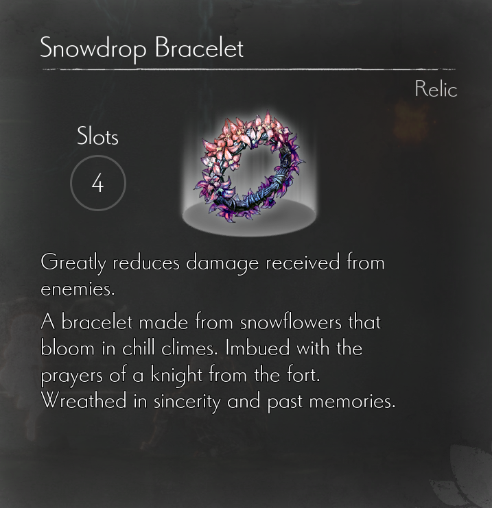 ENDER LILIES All Relics in ENDER LILIES - Snowdrop Bracelet