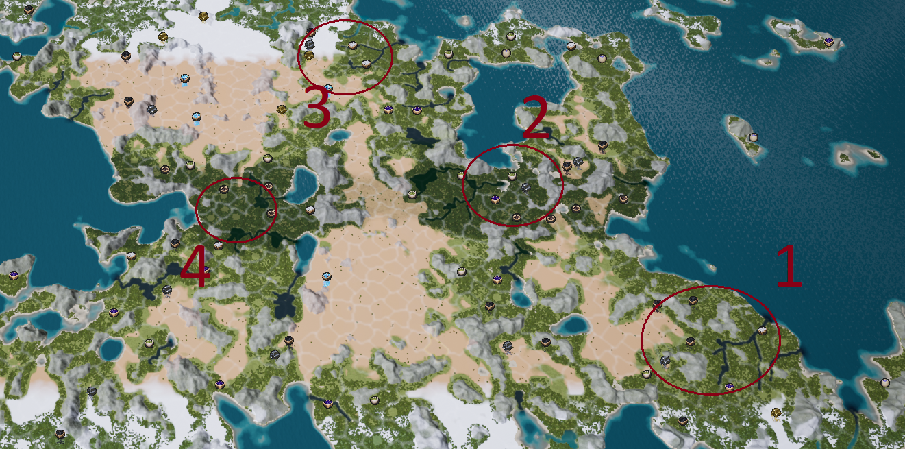 Kingdoms Reborn Optimal starting location