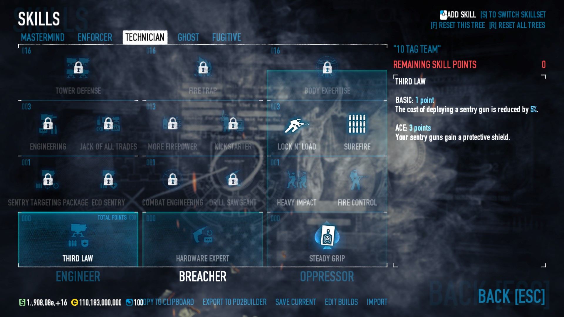 PAYDAY 2 Best DS/OD Build Stash + Attachments Guide
