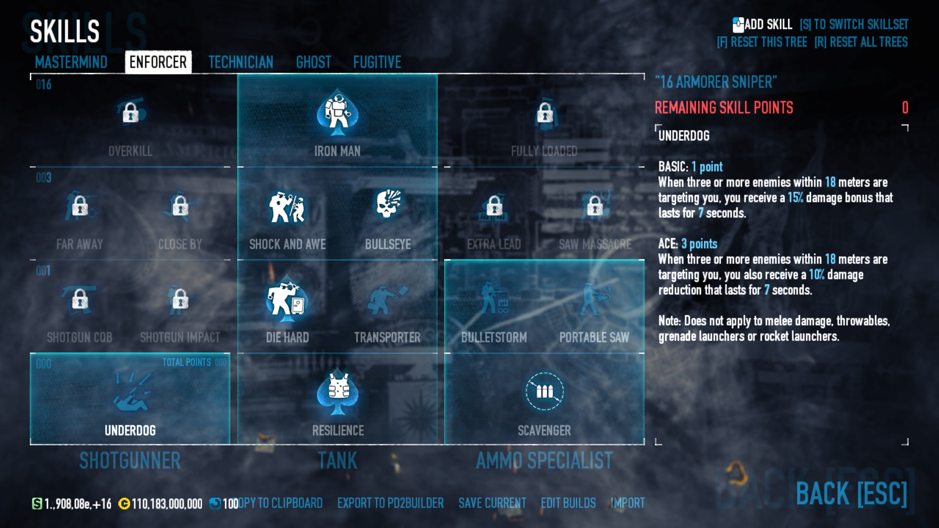 PAYDAY 2 Best DS/OD Build Stash + Attachments Guide