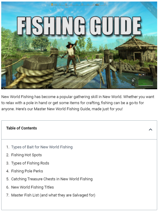 New World Fishing Guide Best Strategy + Tips