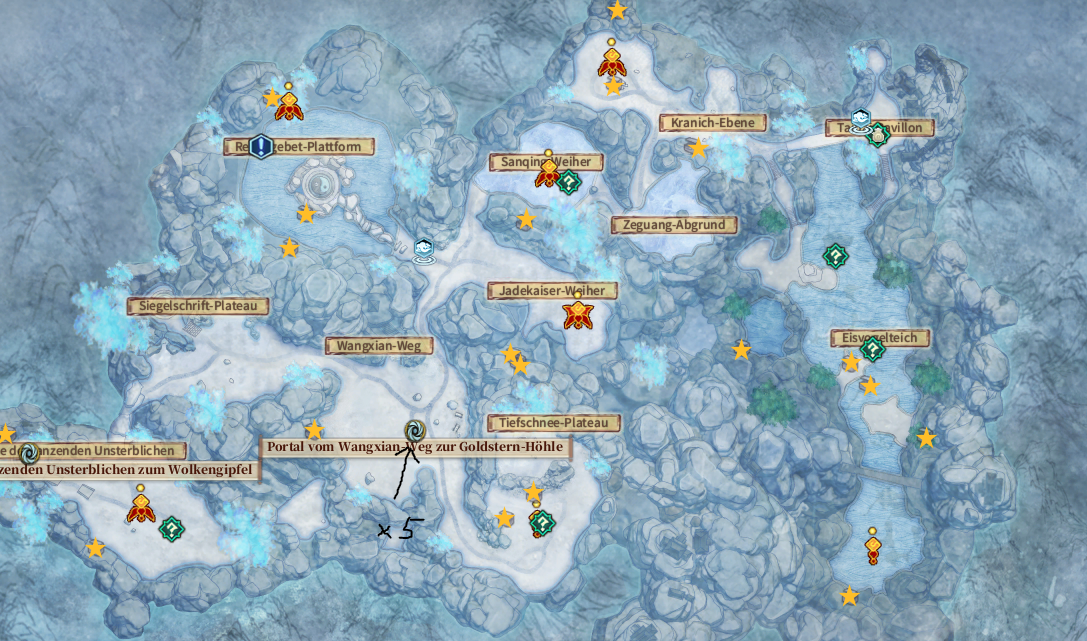 Swords of Legends Online Treasure Map Guide - Baxian Plateau