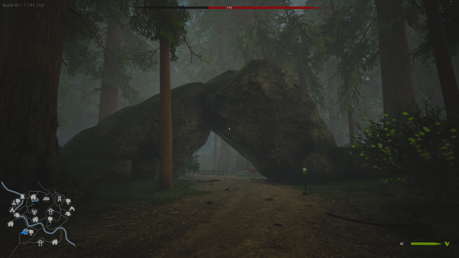 BIGFOOT How to Meet Aliens in Game Guide - 3- Go to the Archway in south - 5E87629