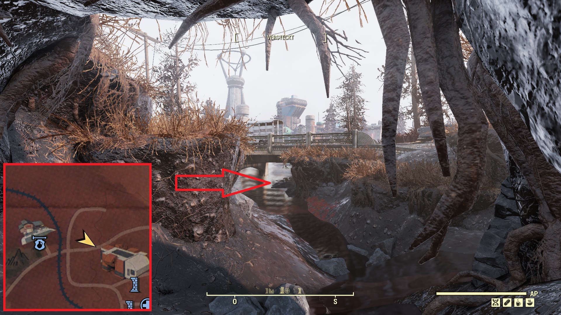 Fallout 76 Treasure Map Locations - Cranberry Bog 01 - FCA8A93