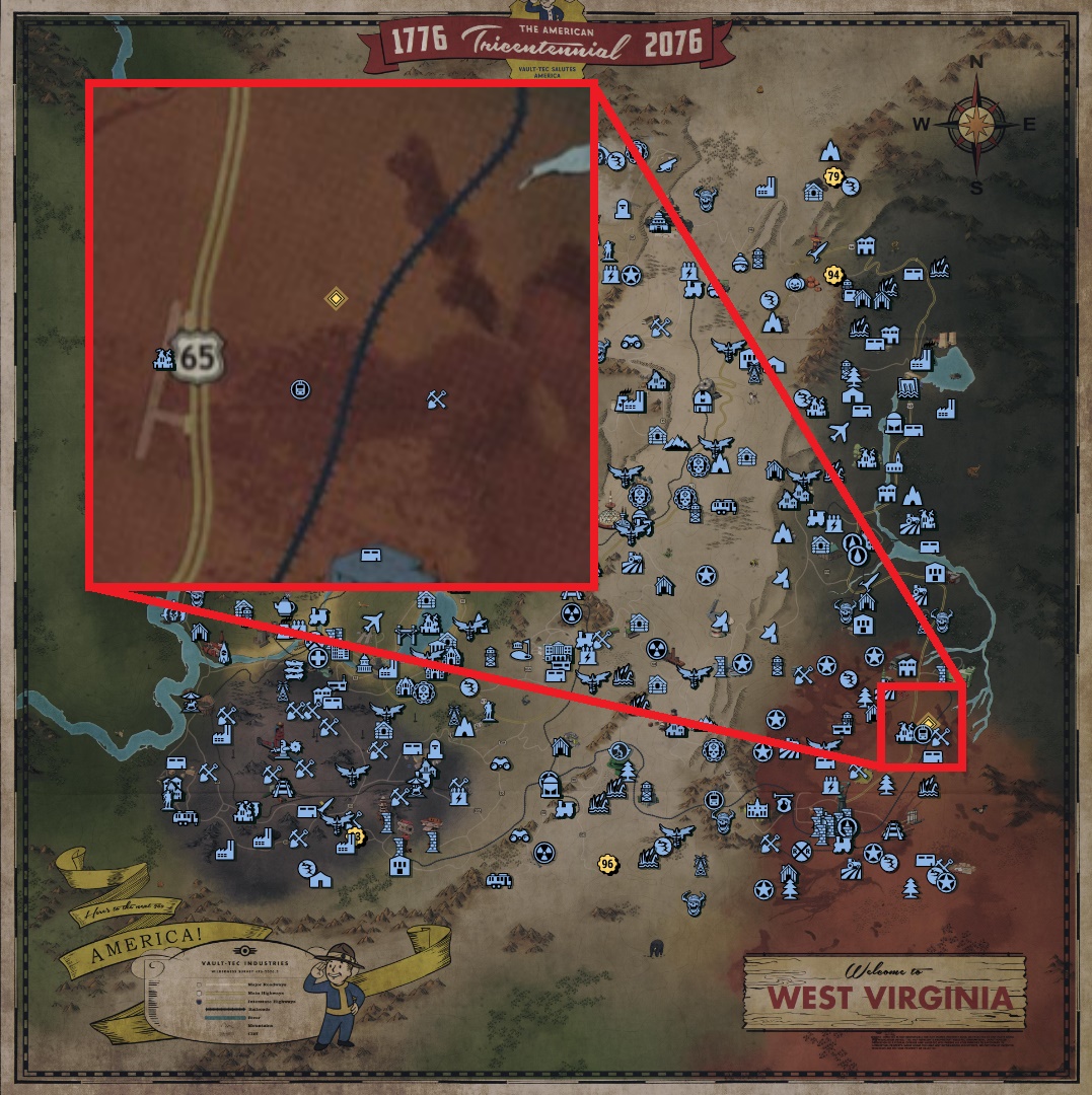 Fallout 76 Treasure Map Locations - Cranberry Bog 04 - 2B33DF6