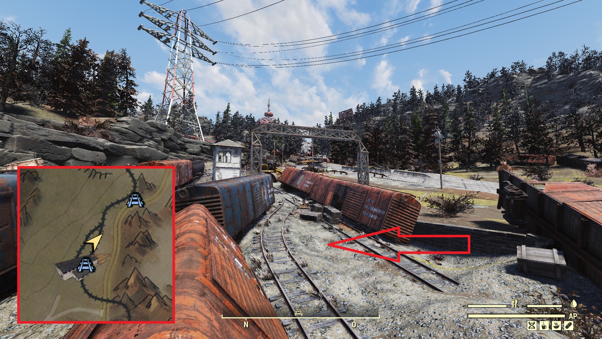 Fallout 76 Treasure Map Locations - Savage Divide 02 - 0E2A28E