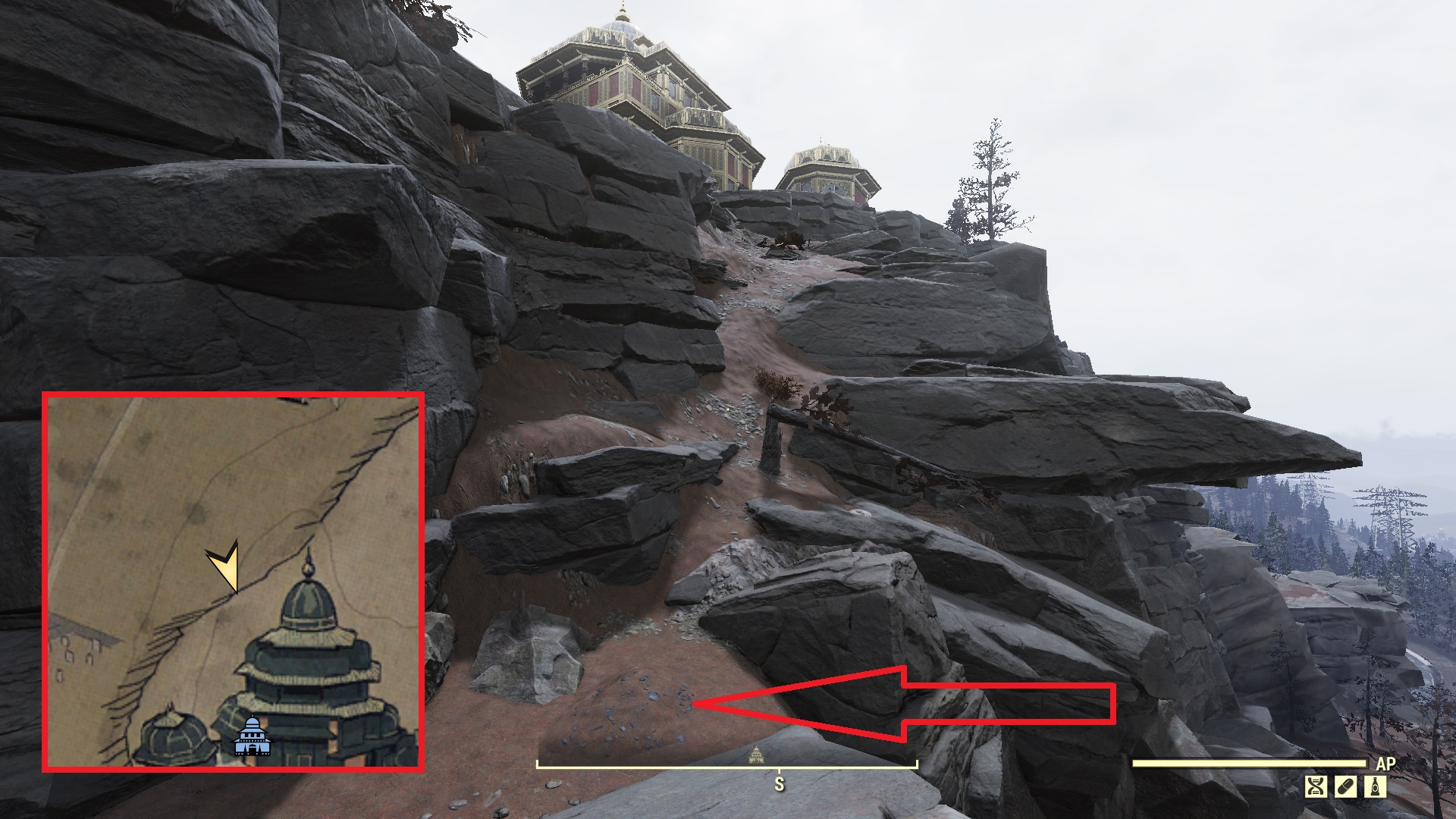 Fallout 76 Treasure Map Locations - Savage Divide 06 - 796E6BA