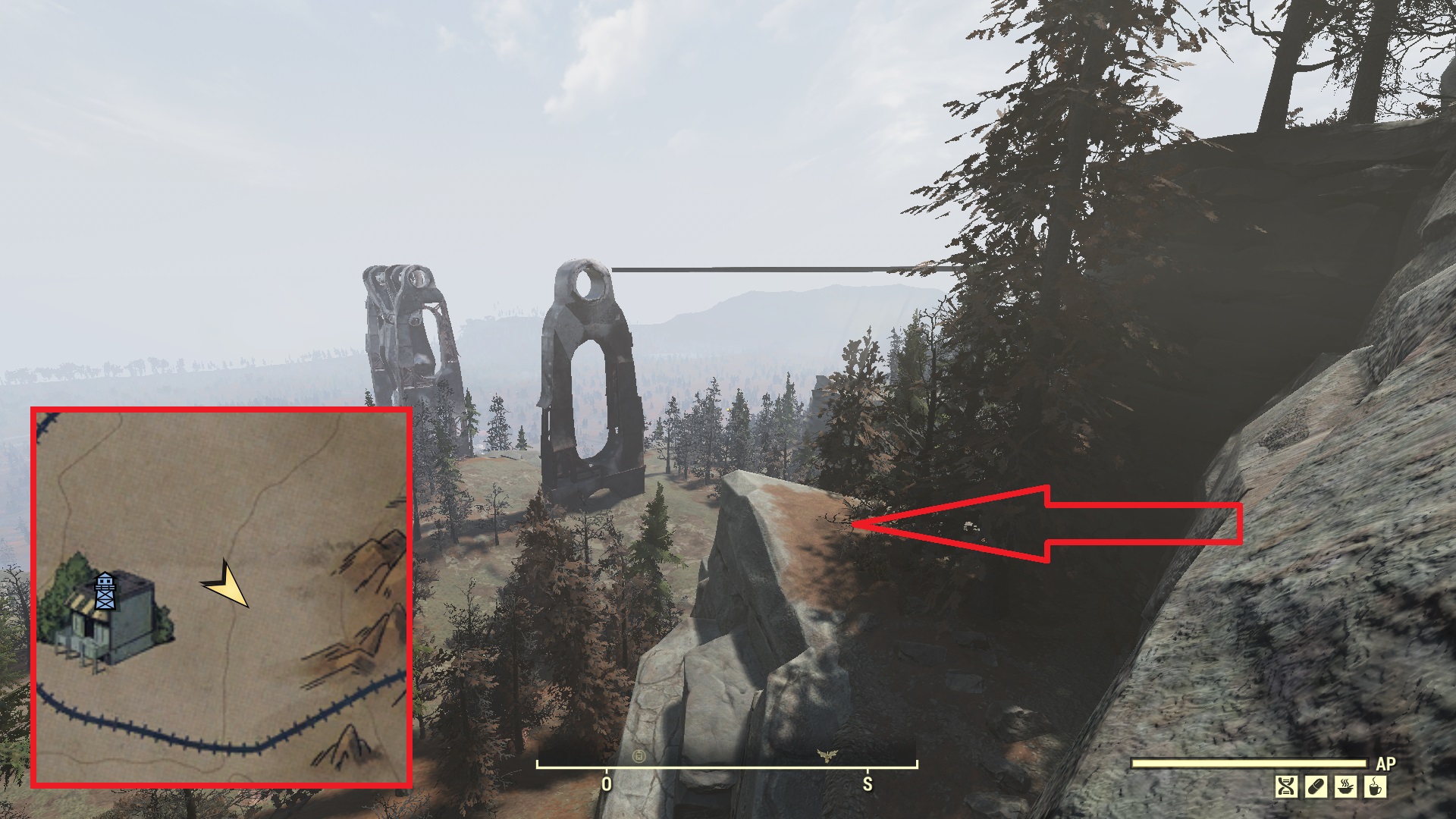 Fallout 76 Treasure Map Locations - Savage Divide 07 - 768BFEF