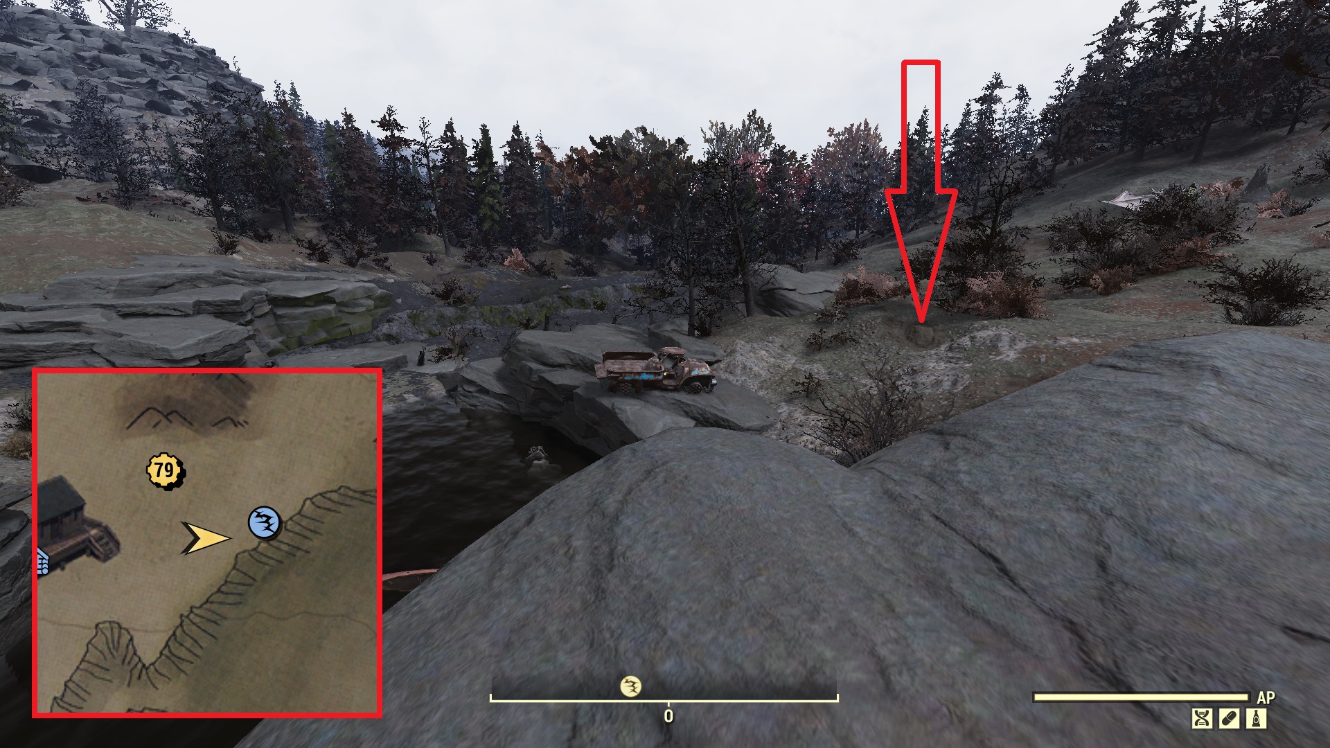 Fallout 76 Treasure Map Locations - Savage Divide 10 - FBA1153