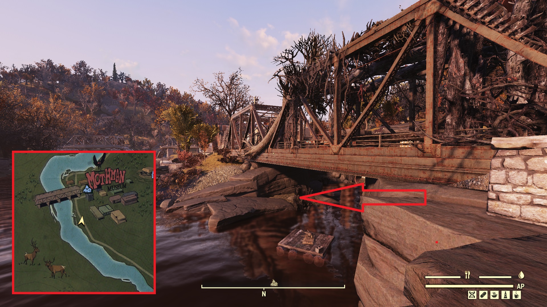 Fallout 76 Treasure Map Locations - The Forest 01 - EE4EE58