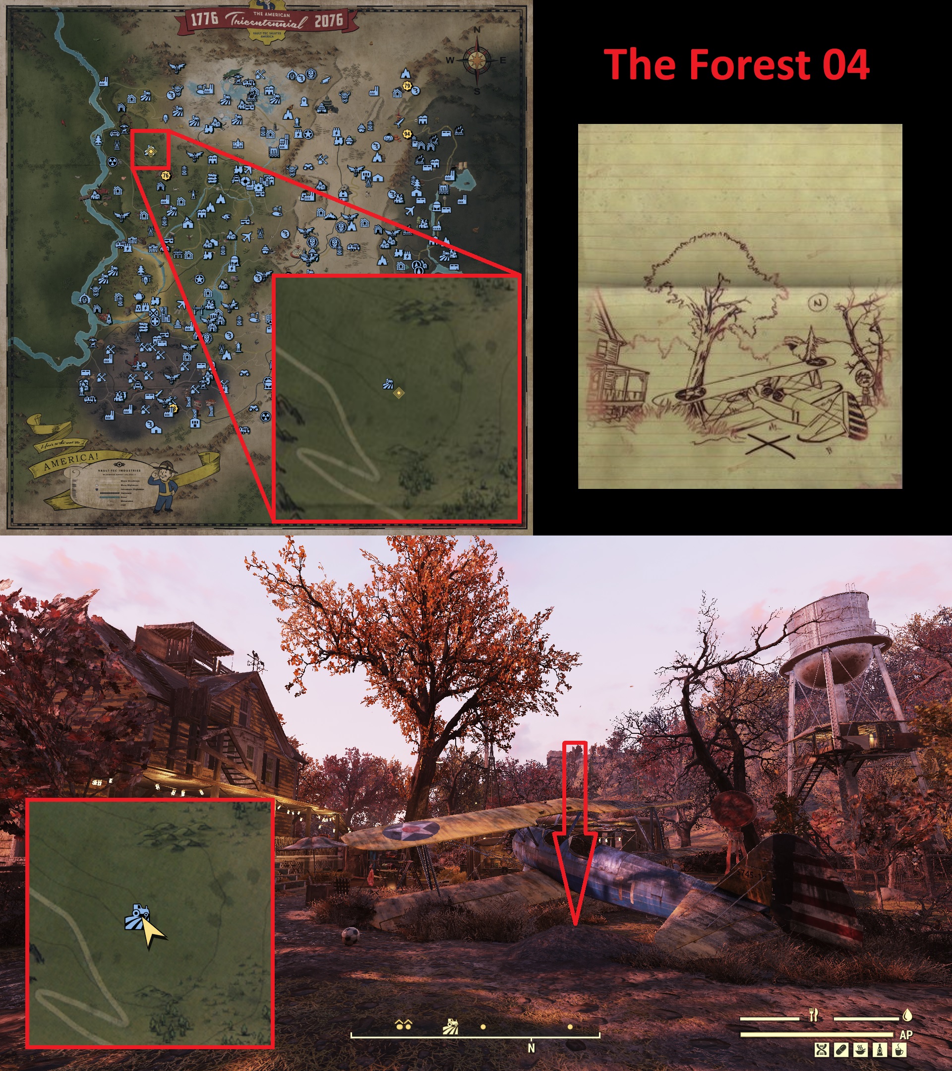 Fallout 76 Treasure Map Locations - The Forest 04 - 725264A