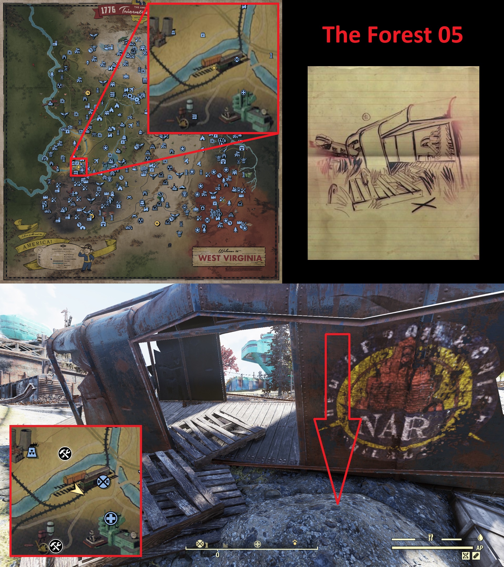 Fallout 76 Treasure Map Locations - The Forest 05 - 5847708