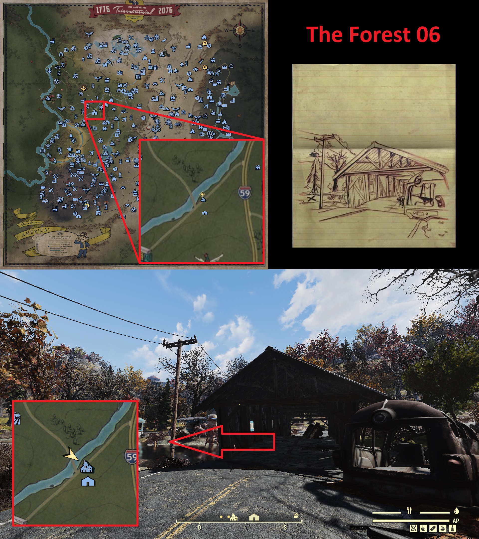 Fallout 76 Treasure Map Locations - The Forest 06 - 64F6A4F