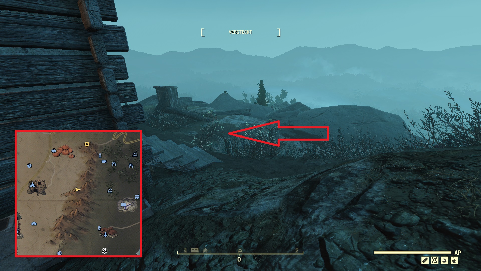 Fallout 76 Treasure Map Locations - The Mire 01 - 3B2CAE5