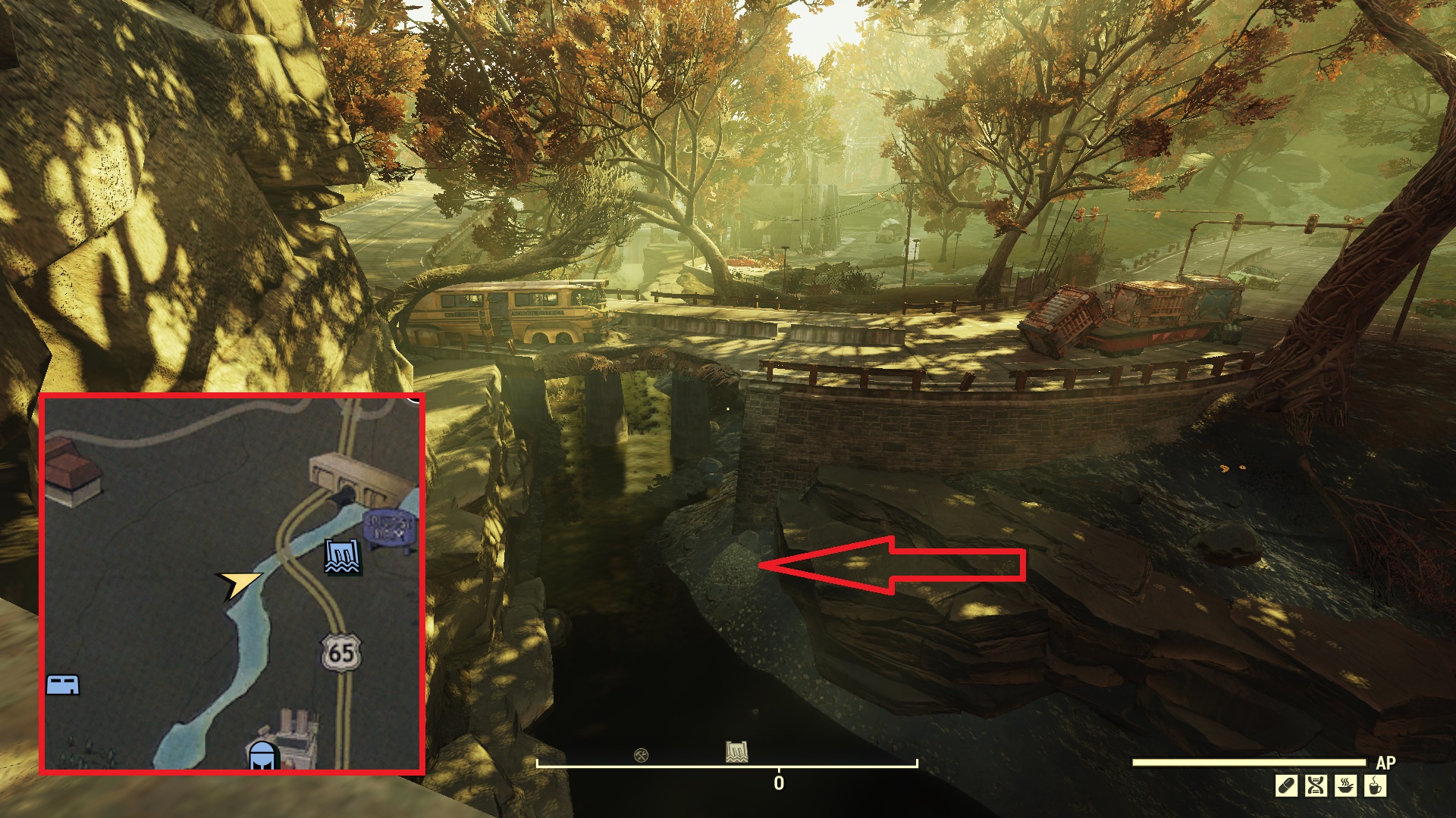 Fallout 76 Treasure Map Locations - The Mire 04 - EDC08C8